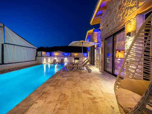  gece  -  Kasım
  | Kalkan Akbel'de Muhafazakar Aile İçin Özel Havuzlu Jakuzili Villa